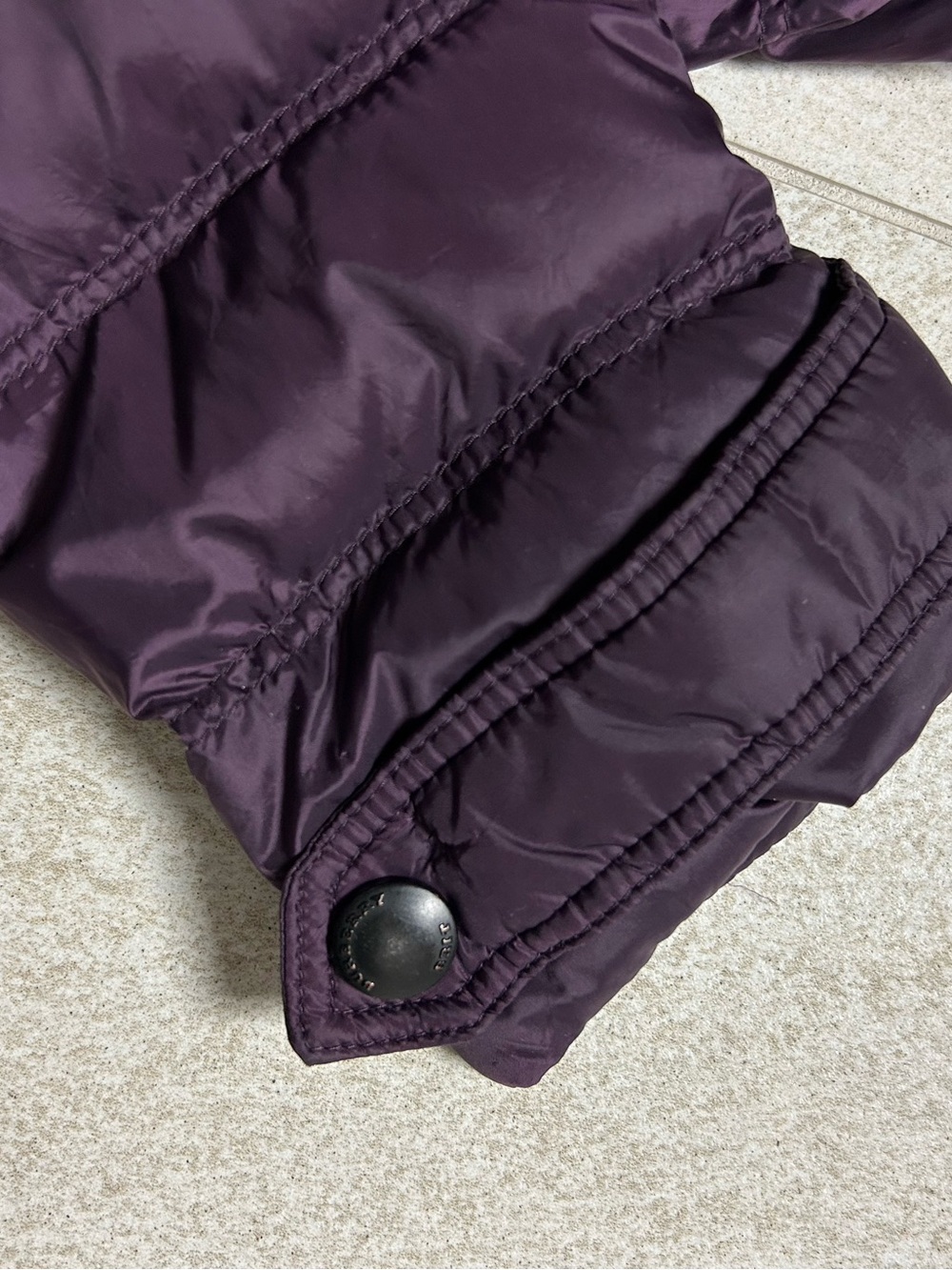 BURBERRY BRIT DOUBLE BREASTED DOWN PUFFER COAT SIZE MEDIUM - Picture 9 of 16
